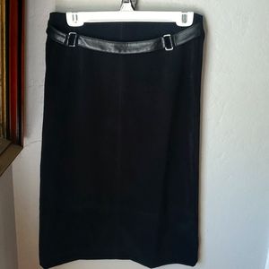 Black pencil skirt